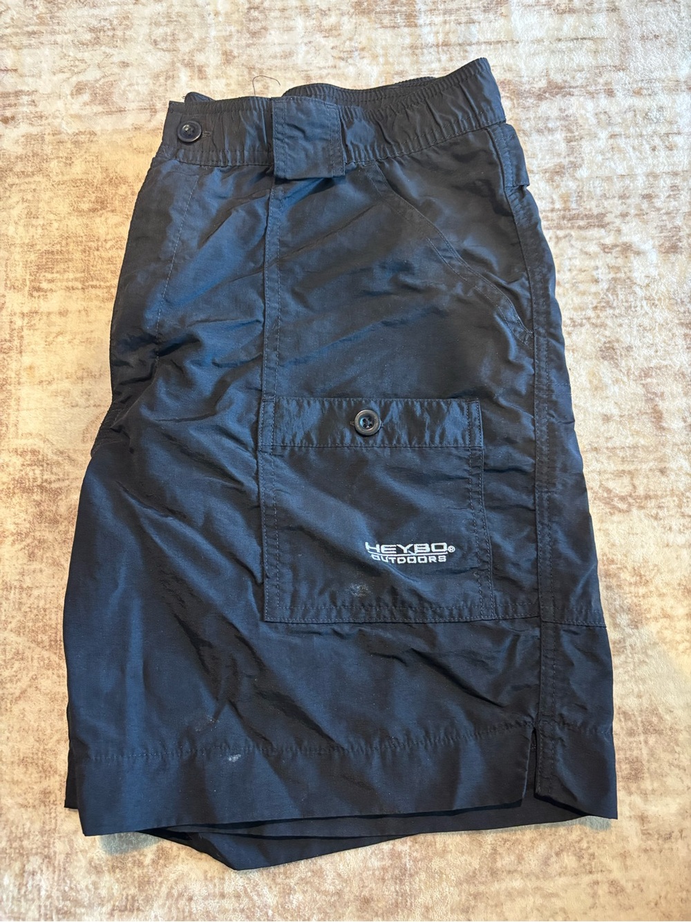 Heybo Outdoors Black Tactical Cargo Shorts